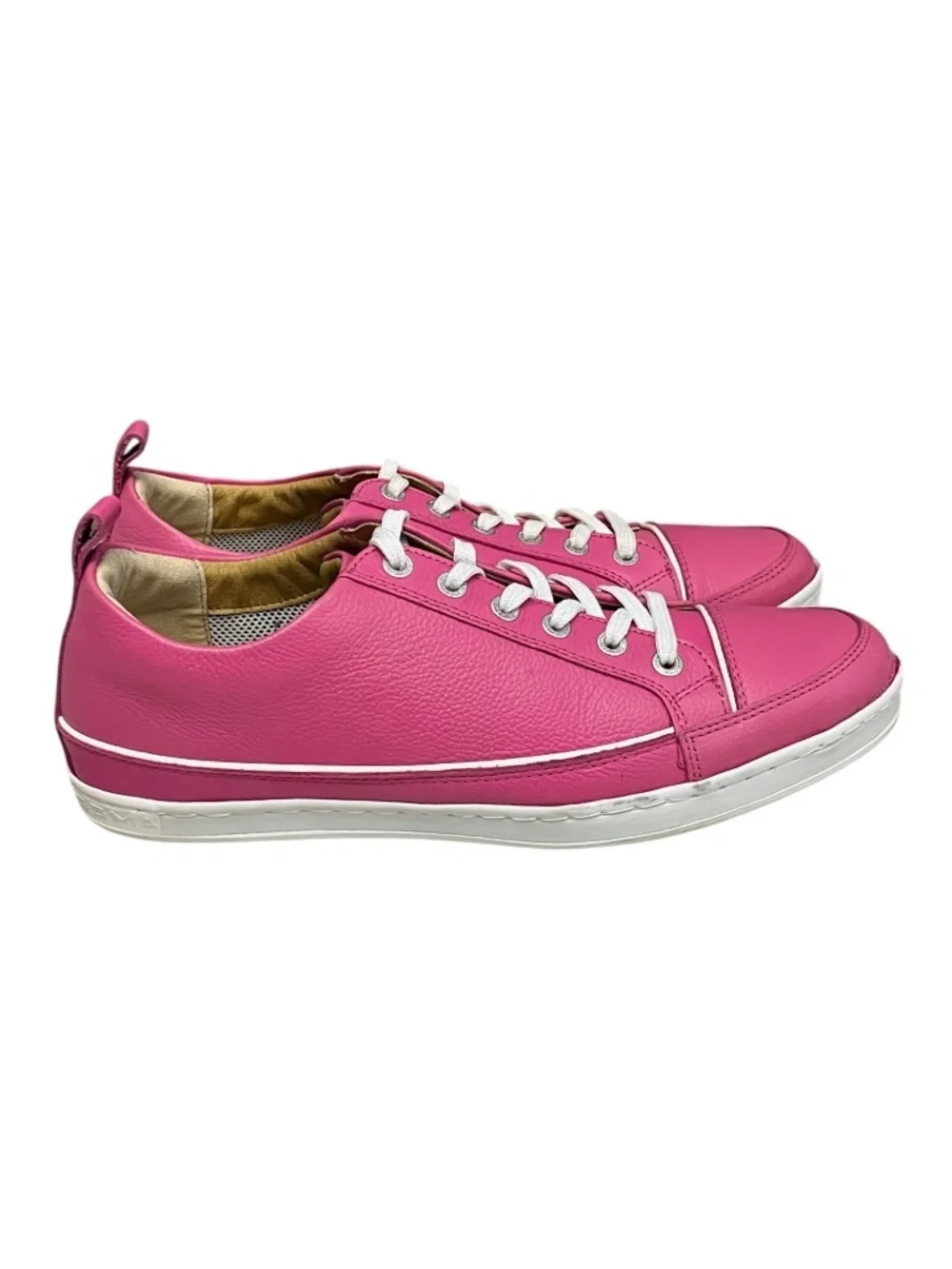 Duca Del Cosma Festiva Pink Leather Golf Sneakers Women’s 9.5 EU 41